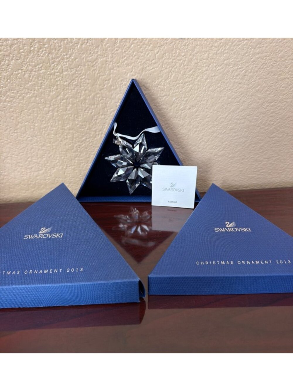 2013 Swarovski Annual Edition Christmas Star Ornament w/Box #5004489